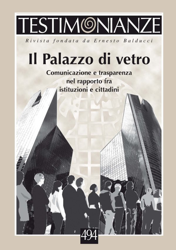 N 494 Il Palazzo Di Vetro Testimonianze Rivista Fondata Da